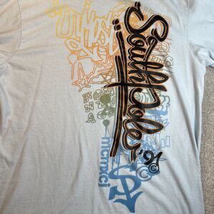 Southpole shirt white Graffiti style Y2K‎ size XL